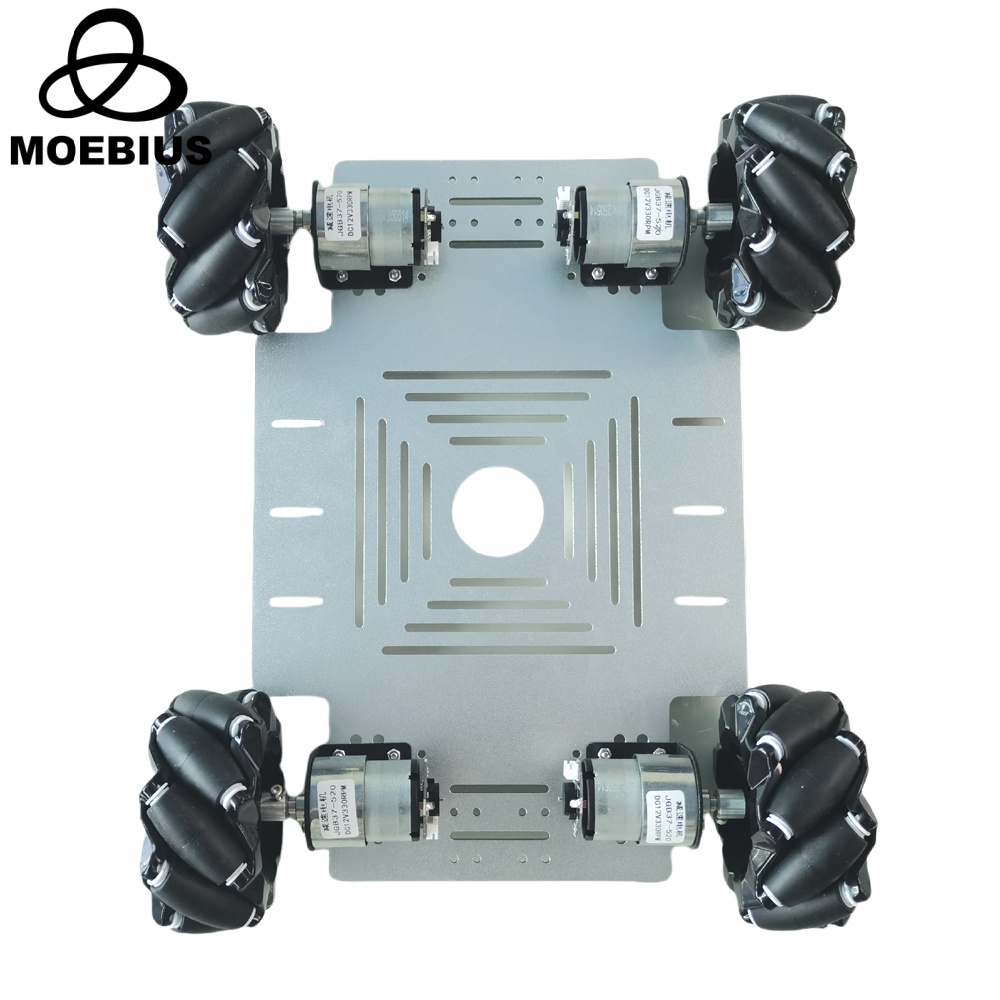 Arduino Robot - مجموعة سيارة روبوت MOEBIUS بعجلات ميكانوم