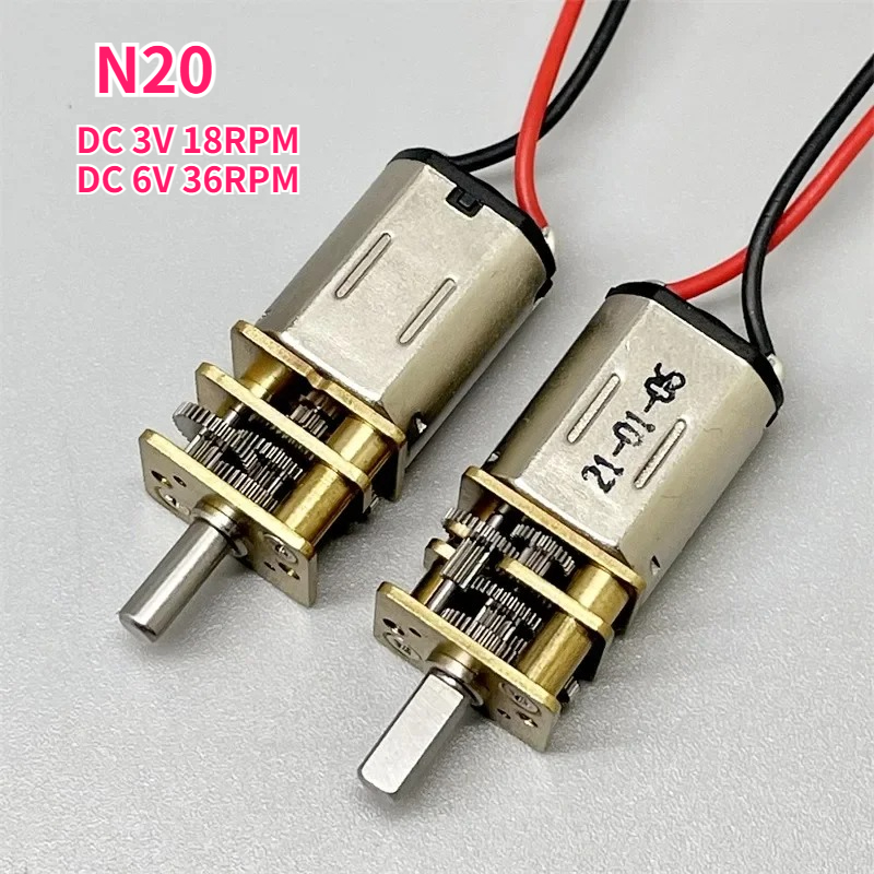 Dc Motor - N20 تيار مستمر 3 فولت 18