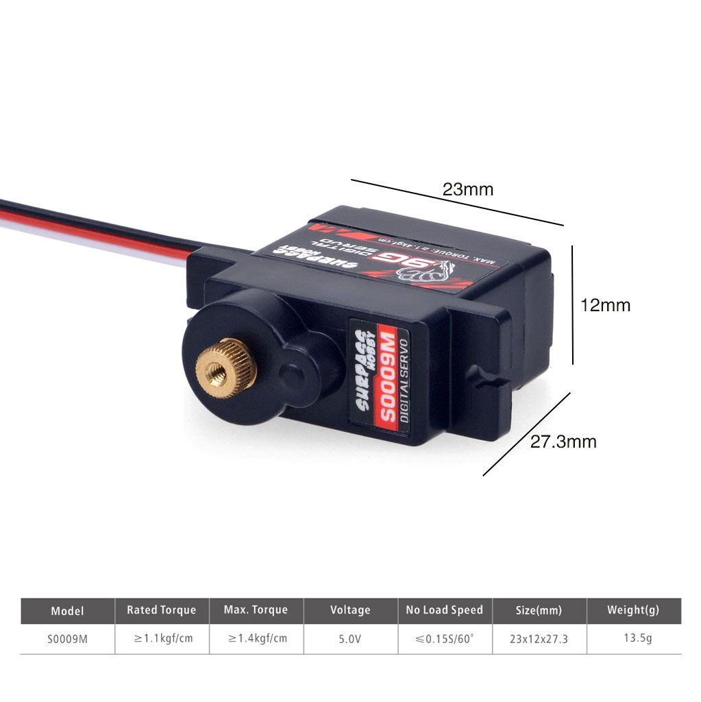 Micro Servo - RC الرقمية مايكرو سيرفو 2g 3.7g