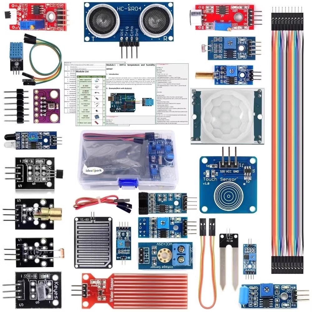 Microbit Robot - مجموعة وحدة تعليمية للمبتدئين ، رطوبة