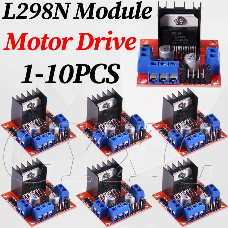 Motor Driver L298N - 1-10 قطعة L298N محرك متدرج سائق