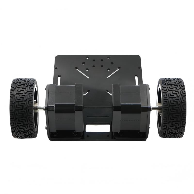 Tracked Robot Chassis - سيارة روبوت ثلاثية العجلات تعمل بمحرك