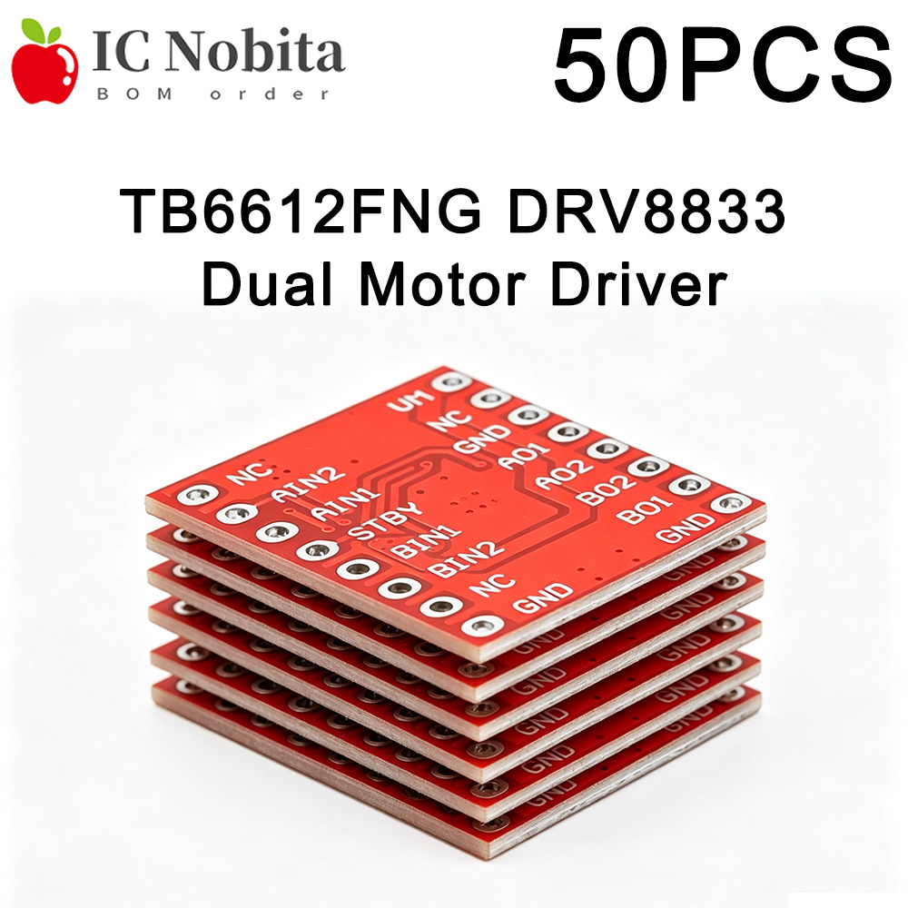 Motor Driver L298N - 50 قطعة من محركات TB6612FNG DRV8833