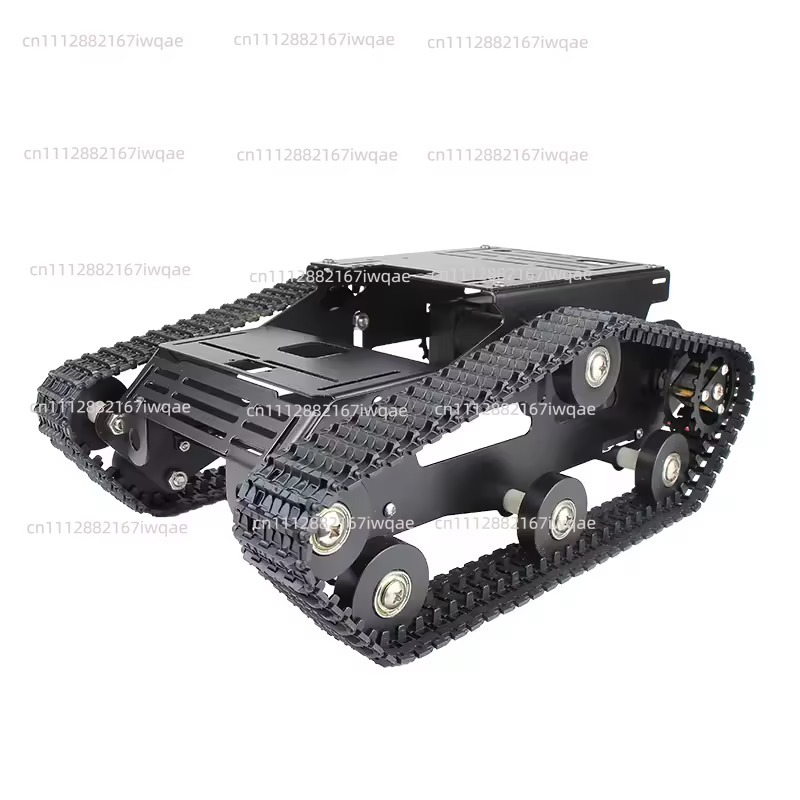 Tracked Robot Chassis - هيكل روبوت ذكي قابل للتركيب مع
