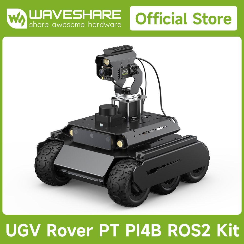 Robot Wheel - Waveshare Rover ROS 2 مفتوح المصدر