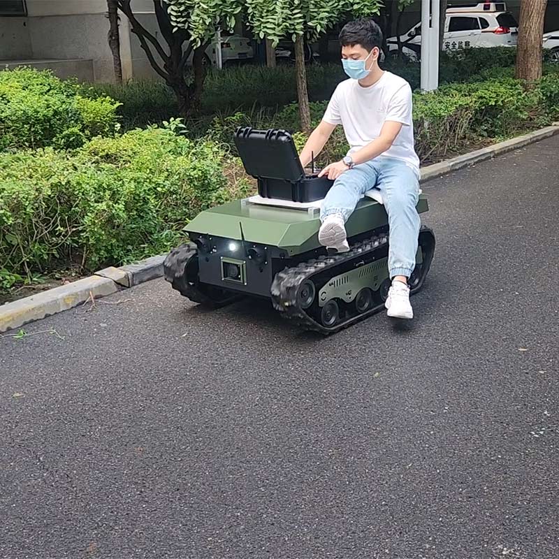 شاسيه شاحنة نقل زاحفة بقدرة عل - مراجعة Tracked Robot Chassis وسعره