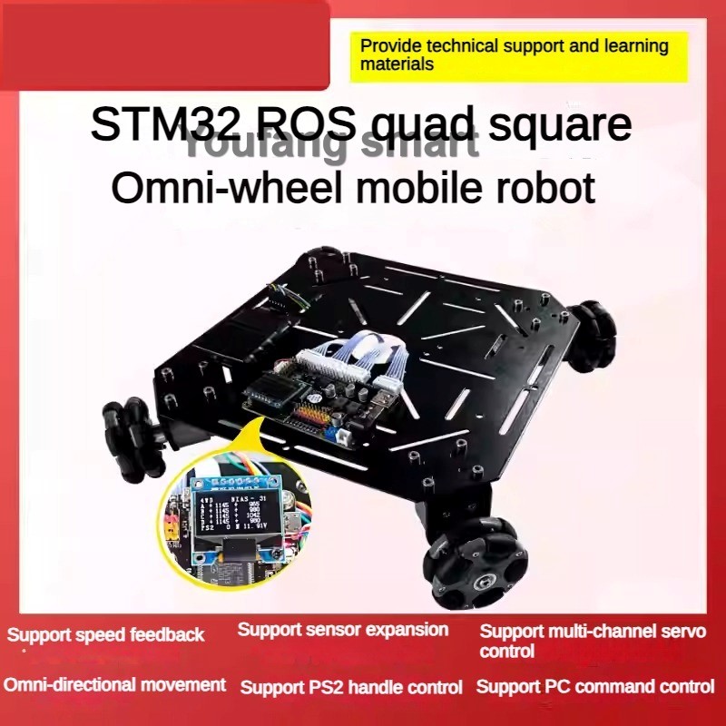 هيكل سيارة روبوت بعجلات متعددة - مراجعة Stm32 Robot وسعره