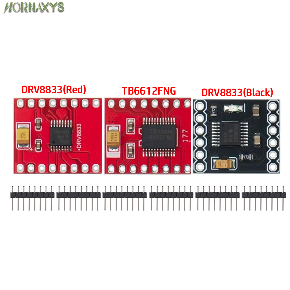 10 قطع من محرك TB6612 DRV8833  - مراجعة Motor Driver L298N وسعره