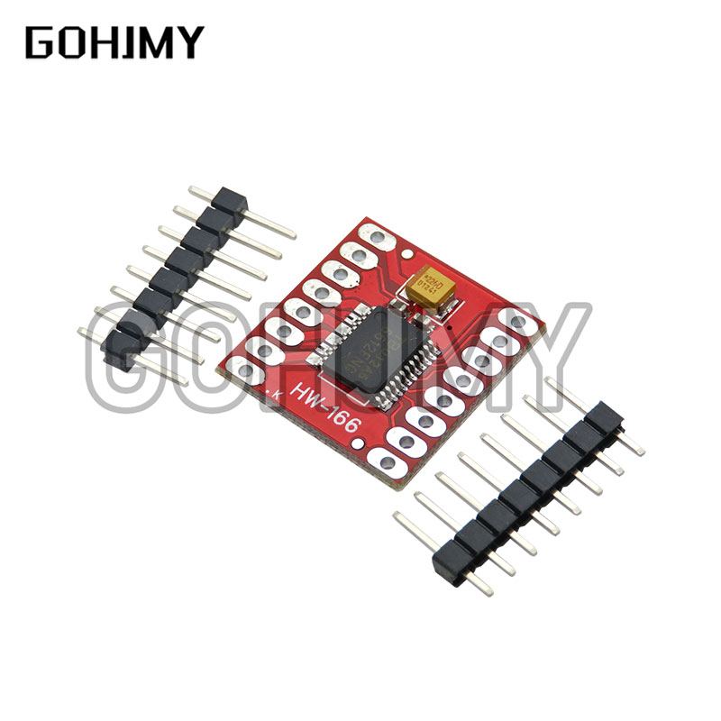 TB6612 DRV8833 محرك مزدوج 1A T - مراجعة Motor Driver L298N وسعره