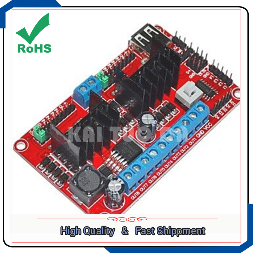 L298N V3 / أربعة 4 وحدة محرك م - مراجعة Motor Driver L298N وسعره