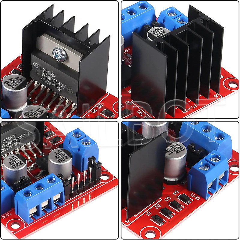 1/5/10 قطعة L298N موتور تيار م - مراجعة Motor Driver L298N وسعره