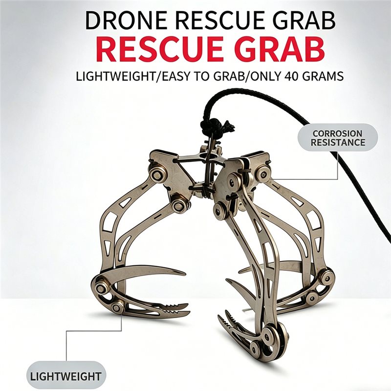 B63B- ملحقات الطائرات بدون طيا - مراجعة Robot Gripper Claw وسعره
