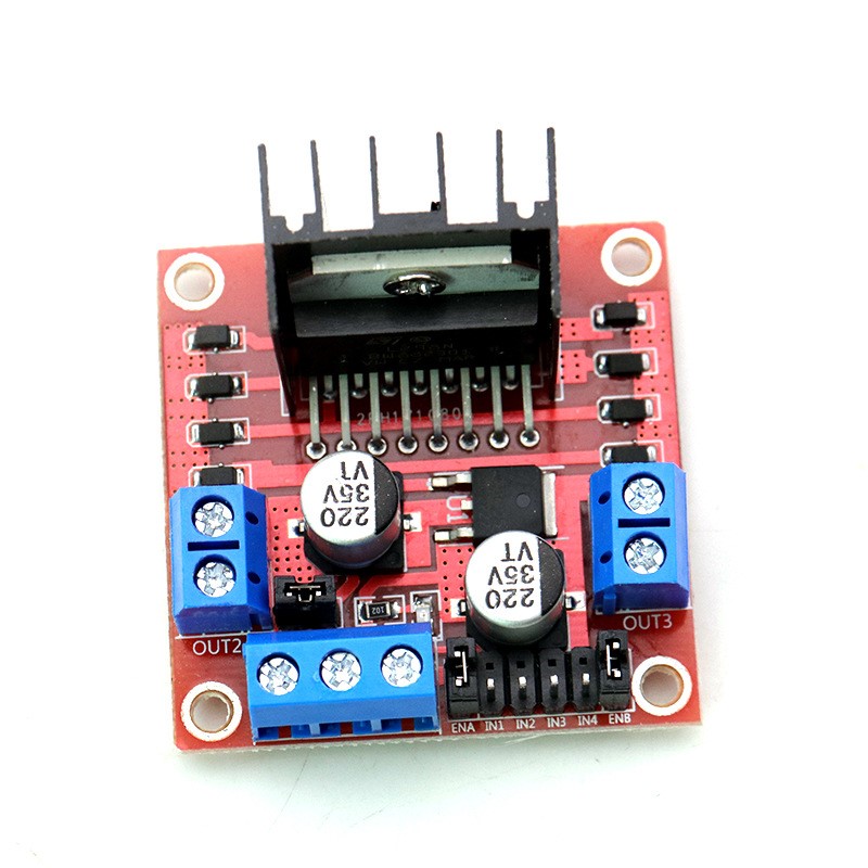 1/2/5 قطعة L298N لوحة للقيادة  - مراجعة Motor Driver L298N وسعره