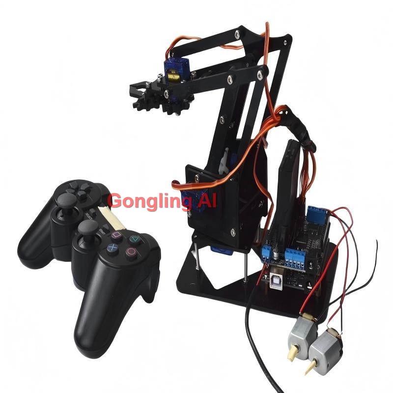 ذراع روبوت ميكانيكي STEM بـ 4  - مراجعة Sg90 Servo وسعره