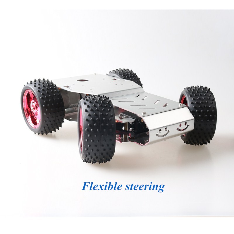 منصة روبوتية مجنزرة لجميع التض - مراجعة Tracked Robot Chassis وسعره