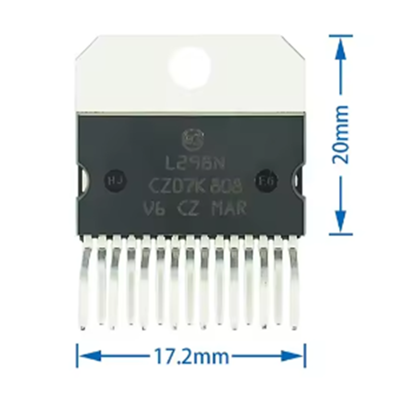 شريحة L298N L298 ZIP-15 لتشغيل - مراجعة Motor Driver L298N وسعره