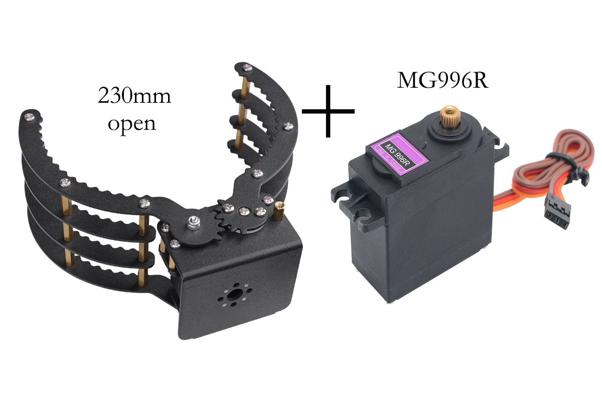 ملاقط ميكانيكية بفتحة 230 مم م - مراجعة Robot Gripper Claw وسعره